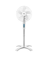 Optimus 16 Inch Wave Oscillating 3 Speed Stand Fan with Remote Control - £62.14 GBP