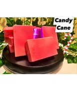 2 BARS - MELSCENTIAL BRAND- CANDY CANE BODY SOAP-ARTISANAL-COLD PROCESS-... - £11.67 GBP