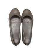 Crocs Gianna Ballet Flats Shoes Brown Womens Size 9 Rounded Toe - $8.87