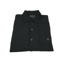 Men's Short Sleeves Summer Shirt by Indygo Smith Soft Rayon Blend 828-92 Black image 7
