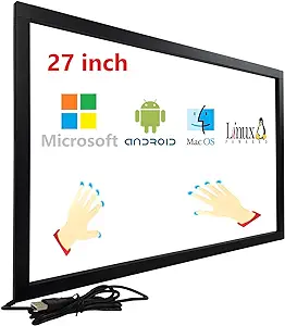 27 Inch Interactive 10 Points Infrared Ir Touch Screen Overlay Frame Fre... - $289.99