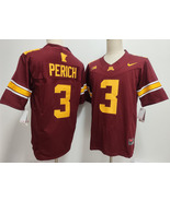 Minnesota Golden Gophers #3 Koi Perich Stitched Jersey Maroon White - $41.40