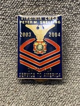 NEW VFW Virginia State Commander Peter Snelling Pin KG JD Veterans Forei... - £9.32 GBP