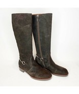 GUCCI Brown Suede Horsebit Tall Riding Boots Women US 9.5 NEW - €451,15 EUR