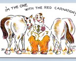 Tre Cavalli Asses (Uno Ha Fiore Firmato Elmer Anderson Comic Unp Cartoli... - $4.05