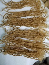 100 handmade dread 100% human hair 8&#39;&#39; color 27 blonde 2 milimiter very small - £226.71 GBP