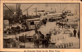 SAN FRANCISCO SUNDAY EXAMINER -&quot;WATER FRONT&quot; RARE  pre-1908 UDB POSTCARD... - £10.07 GBP