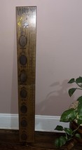 Vtg MCM Measure Mate Growth Chart Wood - School Years Growth Chart Pictu... - $471.20 MXN