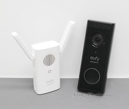 Eufy Security T8212111 Smart Wi-Fi 2K Battery Video Doorbell with Chime READ - £27.96 GBP