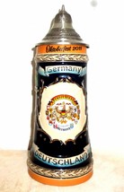 Munich Oktoberfest 2011 Wiesn lidded German Beer Stein - $18.95