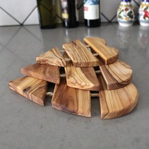 Wooden Coasters for Glasses, Cups or Candles. With Natural Waterproof coating Ol - £79.71 GBP