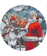 Counted Cross Stitch patterns/ Santa Claus and Reindeer/ Christmas 7 - $5.00