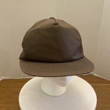 VTG Blank Brown Nova Hat Cap Snapback - £7.09 GBP
