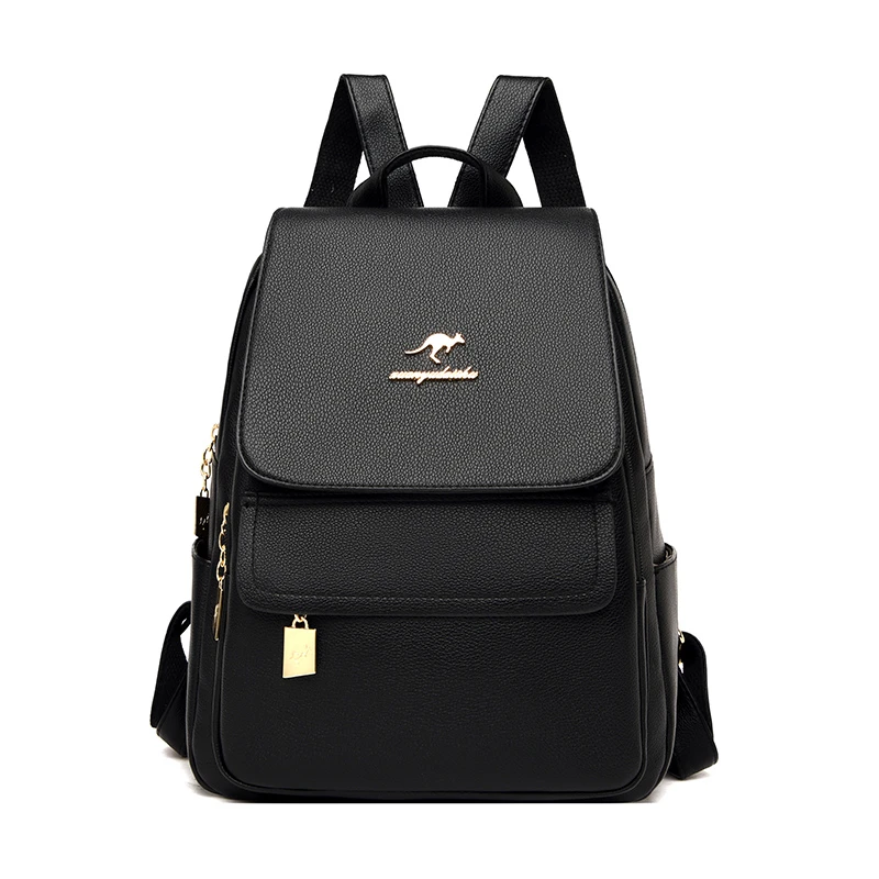 2024 New Designer Backpack Women High Quality  Leather Backpack Large Capacity S - $119.82