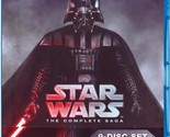Star Wars Complete Saga Blu-ray | 6 Star Wars Films | 9 Discs - £50.75 GBP
