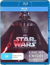 Star Wars Complete Saga Blu-ray | 6 Star Wars Films | 9 Discs - £50.94 GBP