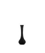 Plastic Bud Vase, Colors are Black and White, 6&quot; Tall x 2.25&quot; Wide - £5.53 GBP
