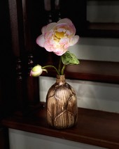 Pottery vase Flower vase Pottery flower vase handmade in Vietnam H25cms - £71.14 GBP