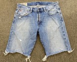Polo Ralph Lauren Cut Off Denim Jean Shorts Men’s 34 Distressed Grunge S... - £20.76 GBP