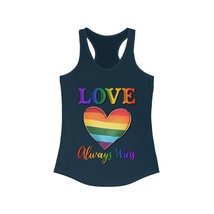 love always wins Women&#39;s Ideal Racerback Tank gift - £14.60 GBP+