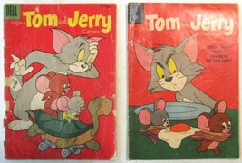 Lot of 2 - Vintage Tom &amp; Jerry Comics 1957 &amp; 1961 - £4.62 GBP