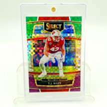 2022 Select Draft Picks T.J. Watt #34 Green Purple Squares Prizm Concour... - $218.65 MXN