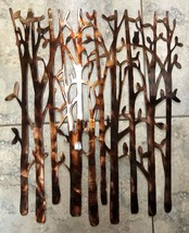 Birch Tree - Metal Wall Art - Copper 24&quot; x 20&quot; - £60.25 GBP