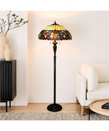 Fine Art Lighting Handmade Tiffany Style Stained Glass Floor Lamp 20x 60&quot; - £379.58 GBP