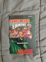 Donkey Kong Country SNES Super Nintendo Manual Instruction Booklet - £6.73 GBP