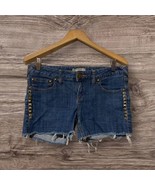 We The Free People Women’s Shorts Size 30 Cut Off Frayed Hem Studded Acc... - $24.72