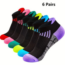 6 Pairs Women&#39;s Compression Athletic Socks, Low Cut  Breathable Ankle Socks - £11.93 GBP