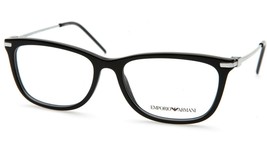 New Emporio Armani Ea 3062 5017 Black Eyeglasses Frame 54-16-140mm B37mm - £58.74 GBP