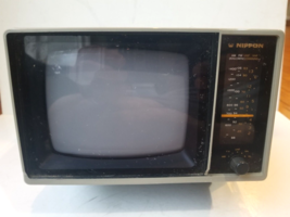 Vintage Nisson TV-622 VHF UHF Solid State B&amp;W TV Television 5&quot; NO POWER ... - $79.19