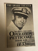 Operation Petticoat Tv Guide Print Ad TBS Cary Grant Tony Curtis TV1 - £4.64 GBP