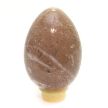 Vintage Onyx Marble Alabaster Polished Stone Egg - £13.69 GBP