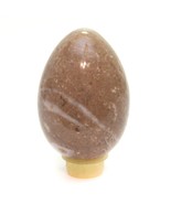 Vintage Onyx Marble Alabaster Polished Stone Egg - £13.90 GBP