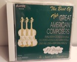 The Best Of The Great American Composers Volume I (CD, 1988, Alshire) - £4.15 GBP