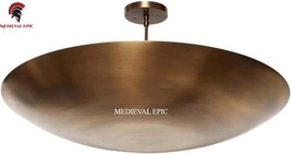 6 Light Elegant Ceiling Flushmount Light Pendant Mid Century Modern Raw Brass Sp - £235.28 GBP