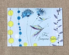 Marilyn Robertson Dragonflies Dandelions Birthday Greeting Card - $4.95