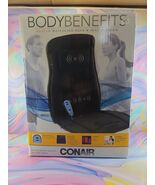 Conair Body Benefits Heated Massaging Back &amp; Seat Cushion, Black - $454.76 MXN