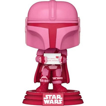 Star Wars Valentines Day Mando Pop! Vinyl Figure Funko The Mandalorian  - $11.39