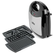 Salton SM1543 Panini And Sandwich Grill And Waffle Maker 3 In 1 - £48.23 GBP