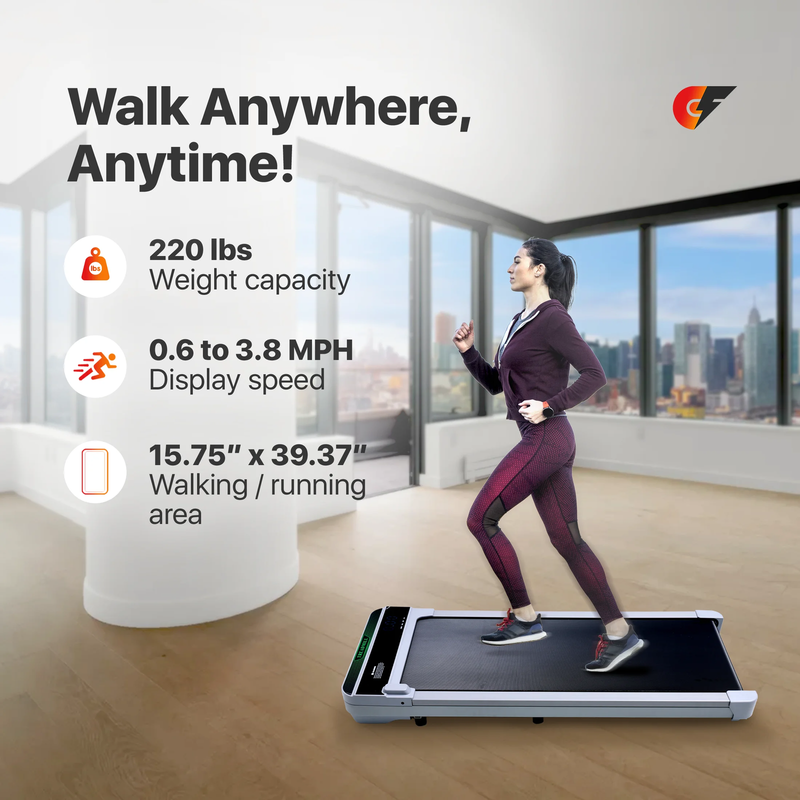 Fitness Under Desk Treadmill Electric Exercise Home Machine Walking Runn... - $201.78