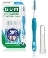 GUM Proxabrush GoBetweens Wide Interdental Brushes Soft Dental  10 Count... - $17.46
