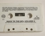 Back To The 60&#39;s Volume 2 Cassette Tape 1987 - £7.03 GBP