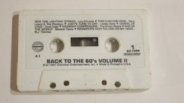 Back To The 60&#39;s Volume 2 Cassette Tape 1987 - $8.90