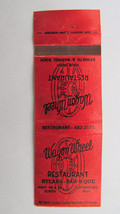 Wagon Wheel Restaurant - Hattiesburg, Mississippi 20 Strike Matchbook Cover MS - £1.39 GBP