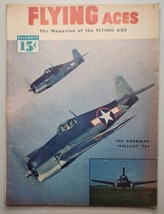 1943 Flying Aces Magazine Dec F6F &quot;Hellcat&quot; Airplane Storys Model Building M502 - £11.81 GBP