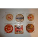 Lot of 6 Pennsylvania Area  Beer Coasters Iron City Jolly Scot Hornug Gi... - $296.95 MXN