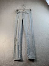 7 For All Mankind Jeans Womens Size 24 Gray Denim Pockets Belt Loops Pull On - £14.97 GBP